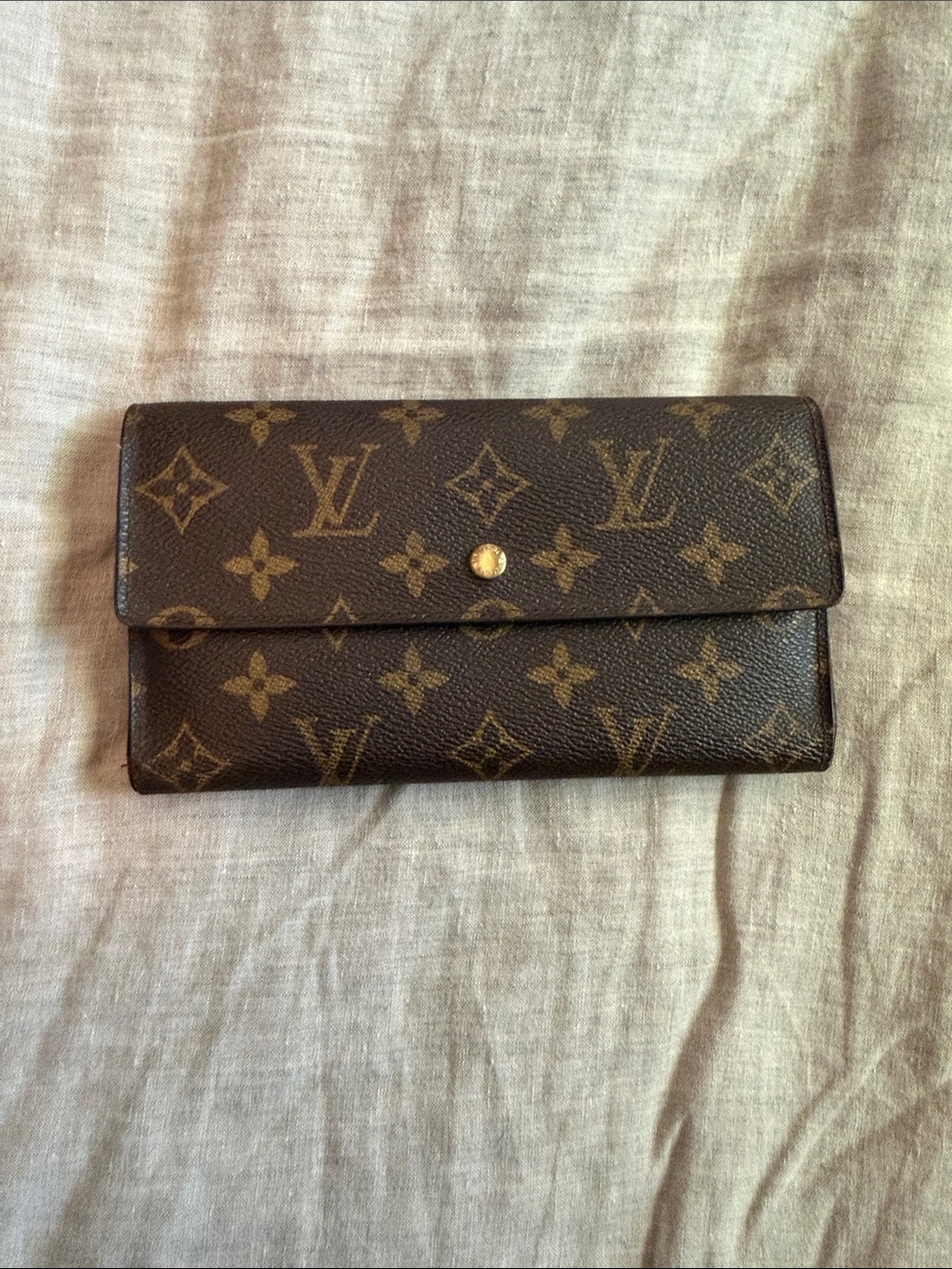 Louis Vuitton Vintage Monogram Porte Trésor International Long Wallet